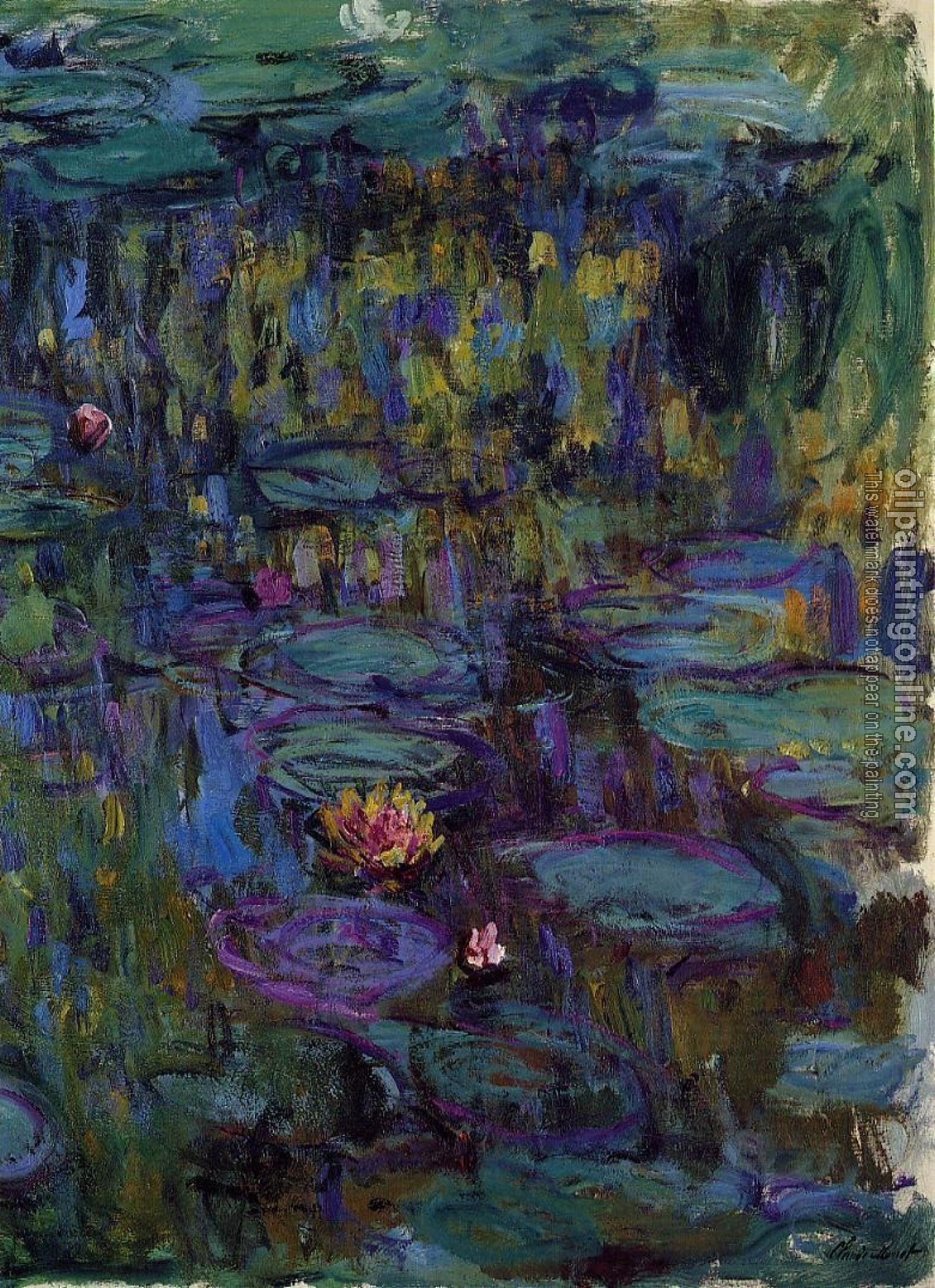 Monet, Claude Oscar - Water Lilies